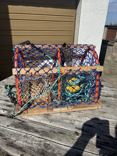 New wooden purple lobster crab - new,