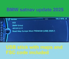 BMW F01 F07 F10 F11 F12 F13 F20 F30 satnav navigation idrive map update cic