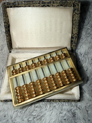 Vintage mini soroban abacus - vintage,