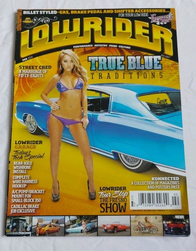 Lowrider magazine febuary - lowrider,