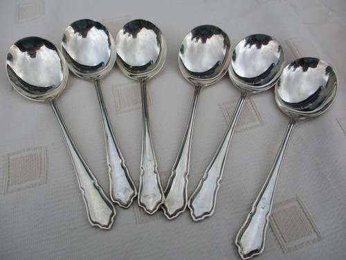 Vintage soup spoons - vintage,