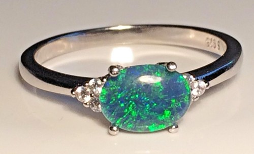 Opal ring natural - ring,