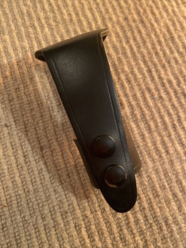 Police black leather - ex, torch