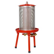 Hydraulic Fruit Wine Apple Press 5.3Gallon/20L Steel for Wine Cider Making