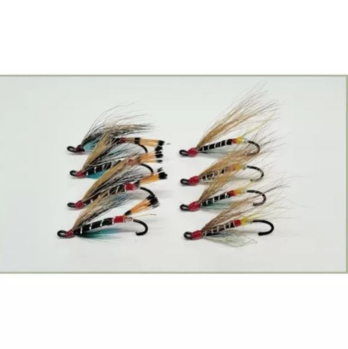 Single hook salmon flies - single,