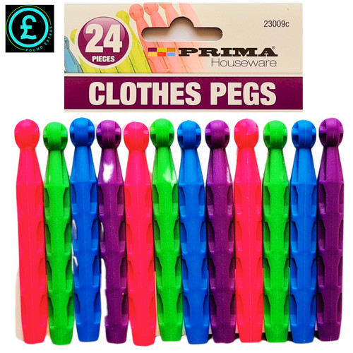 Plastic clothes pegs strong - pegs,