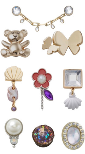 Crocs charm jibbitz gold new - gold,