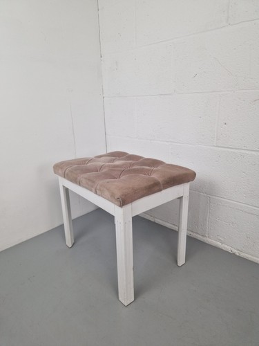 Vintage wooden piano stool - stool, /