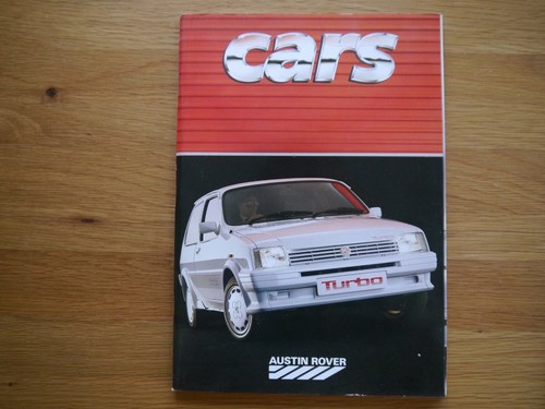 Austin rover cars brochure - rover,