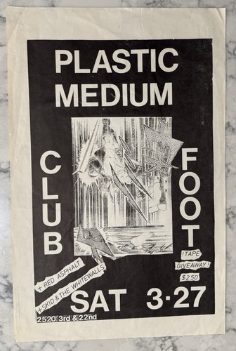 Rare 1970s punk rock poster - rare,