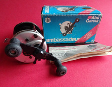 A VERY GOOD USED BOXED VINTAGE ABU GARCIA AMBASSADEUR 6500C MULTIPLIER REEL