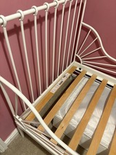 IKEA White Minnen Extendable