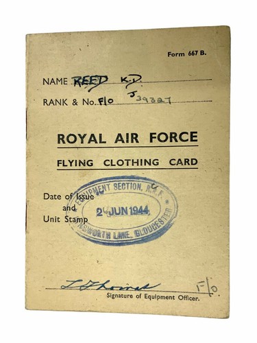 Ww2 canadian rcaf reed - f/o,