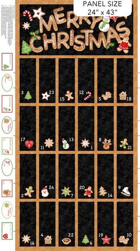 Fabric advent calendar - fabric,