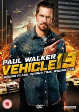 Vehicle 19 DVD (2013) Paul Walker, Dewil (DIR) cert 15 FREE Shipping, Save £s