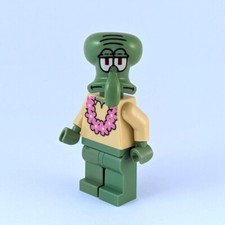 Lego Tiki Land Squidward Minifigure - SpongeBob Squarepants