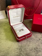 Cartier Love Ring 18 Karat White GoldAuthentic Size 48