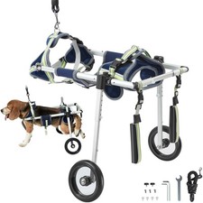 VEVOR 2 Wheels Pet Wheelchair for Back Legs Dog Wheelchair/Cart Adjustable(S)