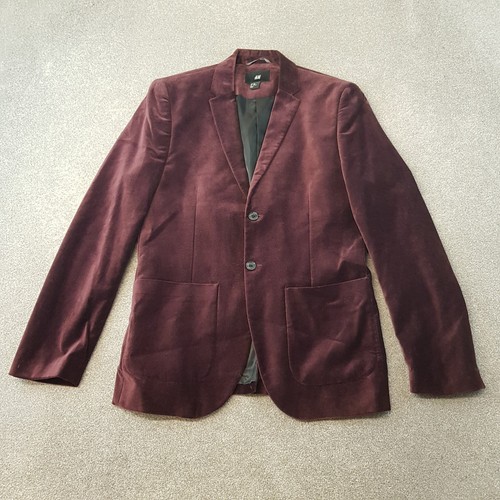 Mens jacket 40r - 40r, burgundy