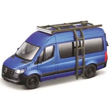 Maisto Weekender Mercedes Benz Sprinter Van Rower Blue Bus Bulli Toy Mini