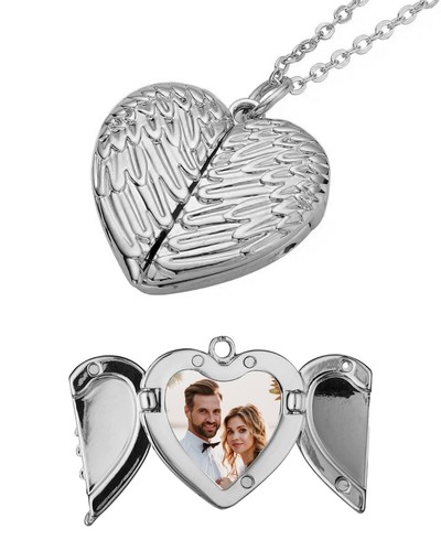 Personalised heart necklace - heart,
