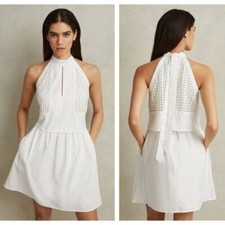 REISS Eden Broderie Halter