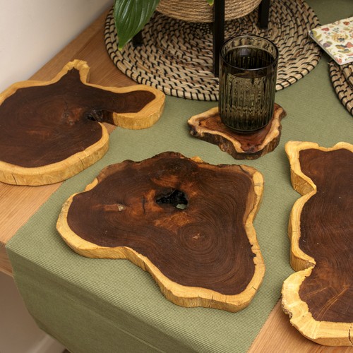 Set teak root slice - 2,