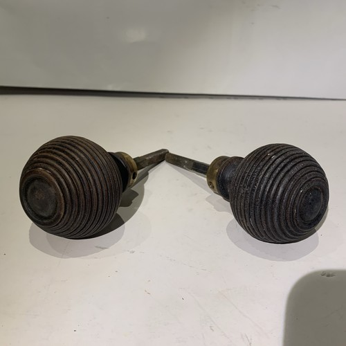 Pair vintage beehive door - beehive,