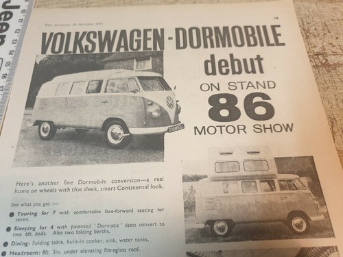 1961 volkswagen kombi - vw,