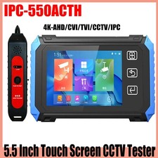 CCTV Tester HD 8MP AHD/TVI/CVI Analog 5.5-in LCD Moniter Analog Video Test Cable