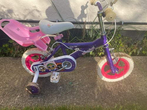 Girls pink kids bike - pink,