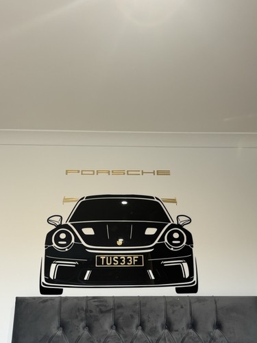 Porsche wall sign - porsche,