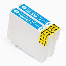 2 Cyan Ink Cartridges for
