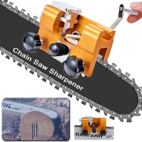 Chainsaw chain sharpening - sharpening, jig