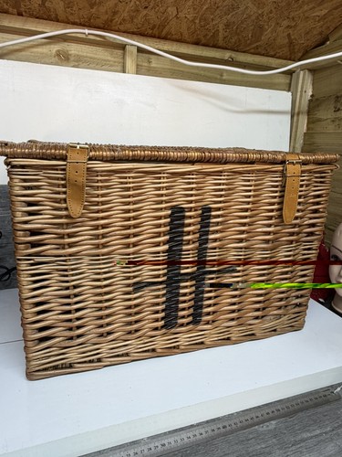 Large harrods wicker hamper - harrods,