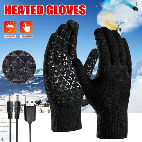 Touch electric heated gloves - heated,