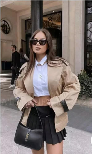 Bnwt zara light camel short - light,