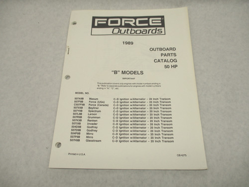 Ob4275 outboard parts - ob4275, catalog