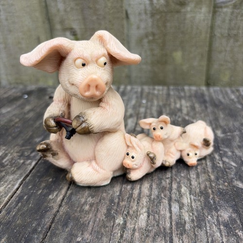 Vintage piggin pigs - pigs, up