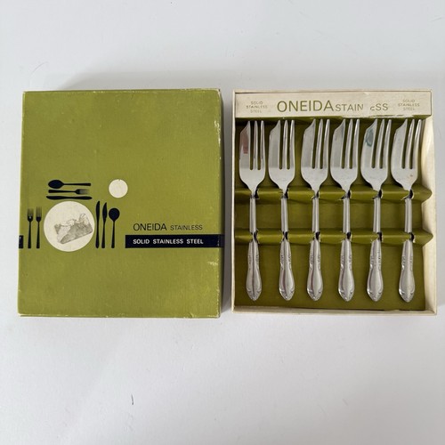 Oneida pastry cake forks - cake,