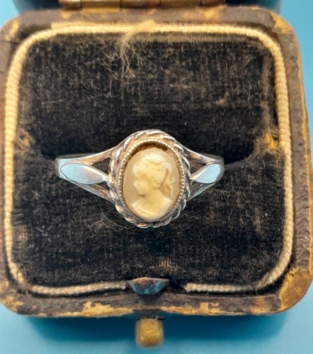 1890 1910 cameo - ring, in
