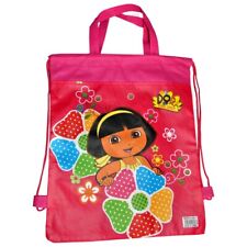 Dora Explorer Printed Drawsting Sports School Traveling Swimming Backpack Bag