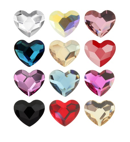 Swarovski crystals 2808 heart - crystals,
