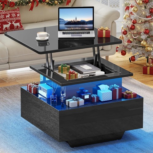 Coffee table with lift - coffee,