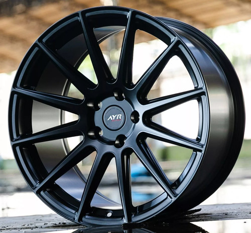 Black ayr alloy wheels - alloy,
