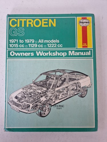 Citroen haynes manual 1971 - citroen, gs