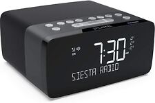 Pure Siesta Charge DAB+/DAB/FM BT Digital Radio & Wireless Charging Pad-Graphite