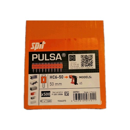 Spit pulsa nails 50mm - nails, with