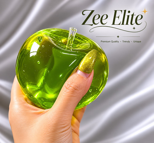 Green apple squishy stress - squishy,