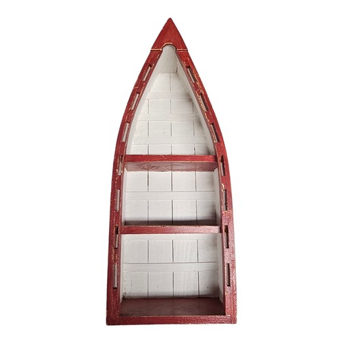 Wooden nautical boat shelf - shelf, or